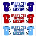 FOOTBALL THEMED BIRTHDAY BANNER