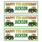 TRACTOR BIRTHDAY BANNER