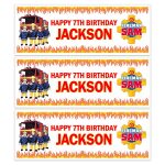 Fireman Sam Happy Birthday Personalised Banner