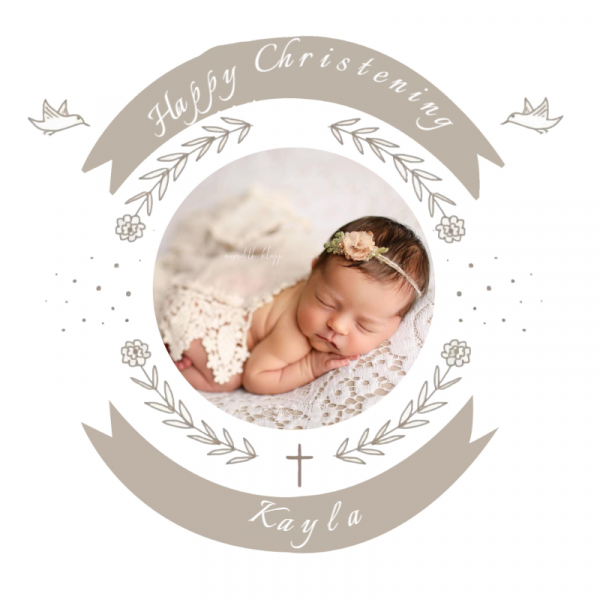baptism photo paper