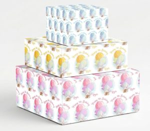Baby Happy Birthday Gift Wrapping Paper