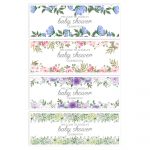floral baby shower wall decorations 