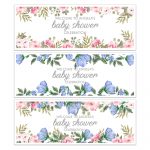 Baby shower floral personalised banner