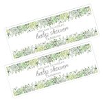 baby shower party banners for a wall