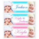a baby with hats on