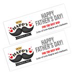 father's day moustache banner