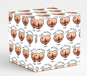 Funny Balls Happy Birthday Wrapping Paper