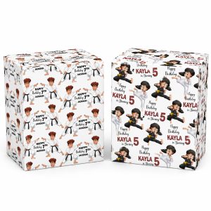 Karate Gift Birthday Wrapping Paper