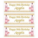 pink gin with glasses banner