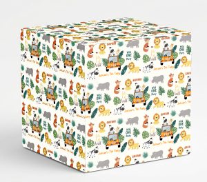 Jungle Happy Birthday Gift Wrapping Paper
