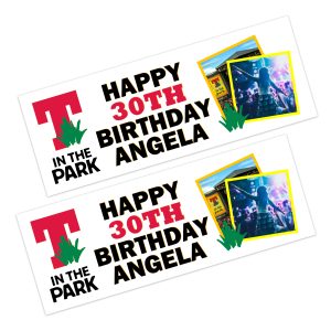 T In The Park Happy Birthday Photo Banner
