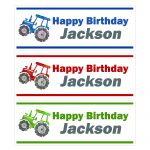 Tractor Happy Birthday Banne
