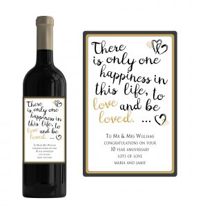 love words written on a bottle