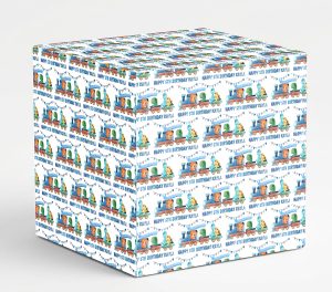 Dinosaur Personalised Birthday Wrapping Paper