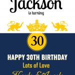 a blue and yellow corona lager happy birthday text