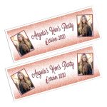Hen party banner with glitter design
