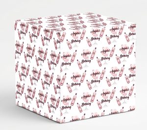 Gordon's Pink Gin Happy Birthday Wrapping Paper