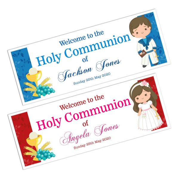 Holy Communion wall decorations with wording