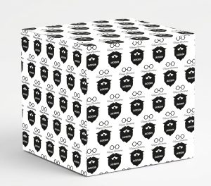 Mens Beard Birthday Wrapping Paper