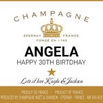 Personalised Moet white label