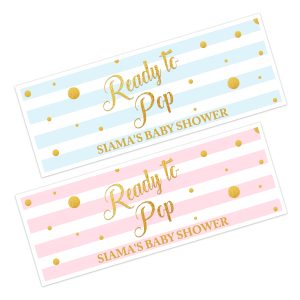 Ready to pop for baby showers banner