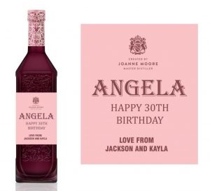 Pink Bloom Gin Label