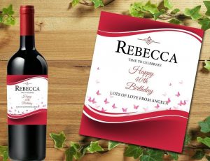 Red Wine Label