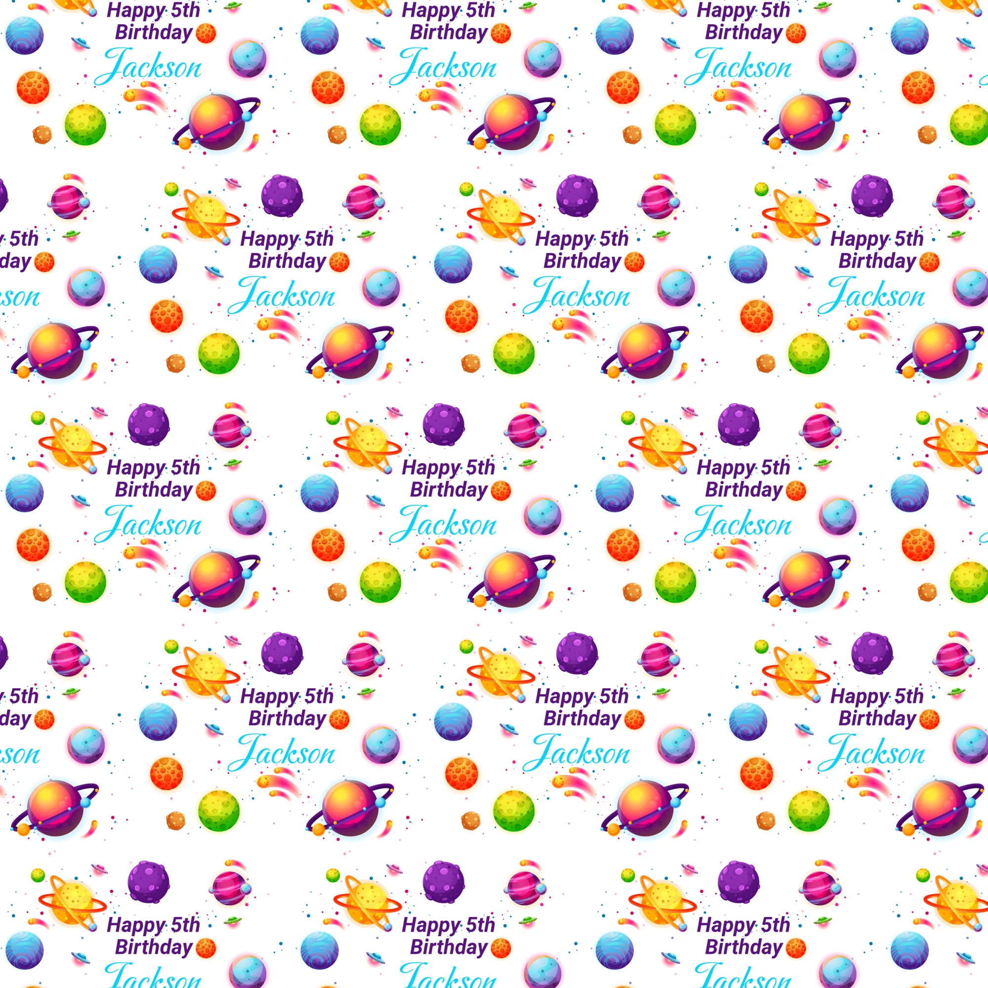 Space Wrapping Paper Get Invited