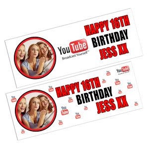 You Tube Happy Birthday Photo Banner