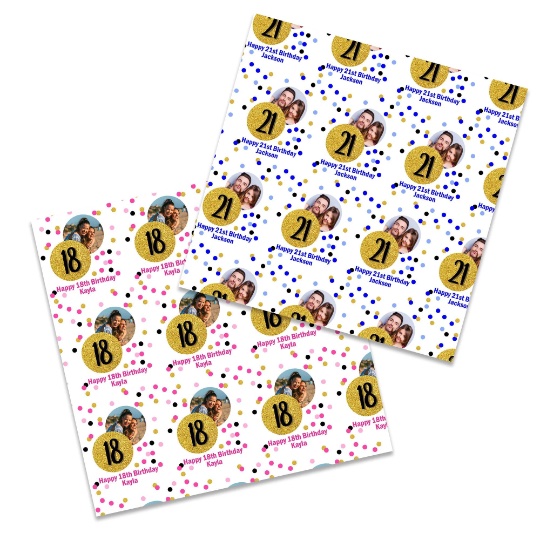 Personalised Photo Wrapping paper
