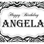 Happy Birthday Animal Print Personalised Banner 3 Designs to choose from Customise with name Available in two sizes: Regular – 80cm x 30cm XL – 6ft x 2ft Mulit buy discounts available 