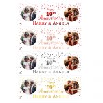 a group of banners with text and pictures