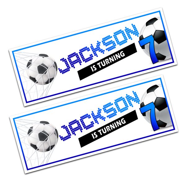 Football Happy Birthday Banner - Image 2