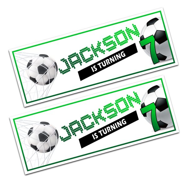 Football Happy Birthday Banner - Image 4