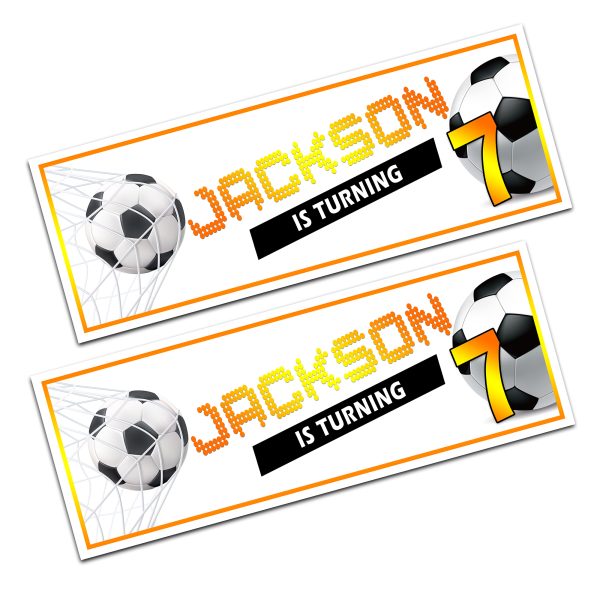 Football Happy Birthday Banner - Image 9