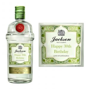 Tanqueray Rangpur gin bottle for birthday