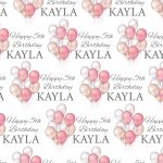 Happy Birthday Personalised Wrapping Paper