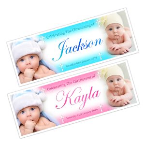 Christening Day Photo Banner