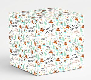 Christmas Personalised Gift Wrapping Paper