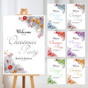 Signs for Christmas Party Entrance
