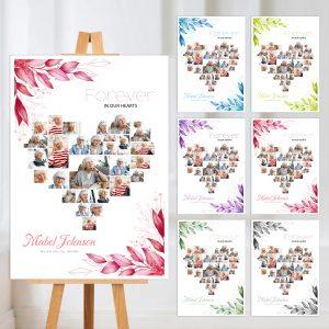 Funeral Memorial Photo Sign
