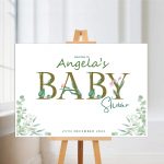 Baby Shower display board Sign with wording