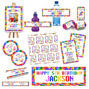 lego birthday party decorations