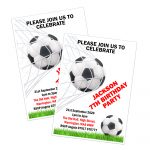 Party football them invites