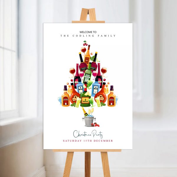 Christmas Party Welcome sign