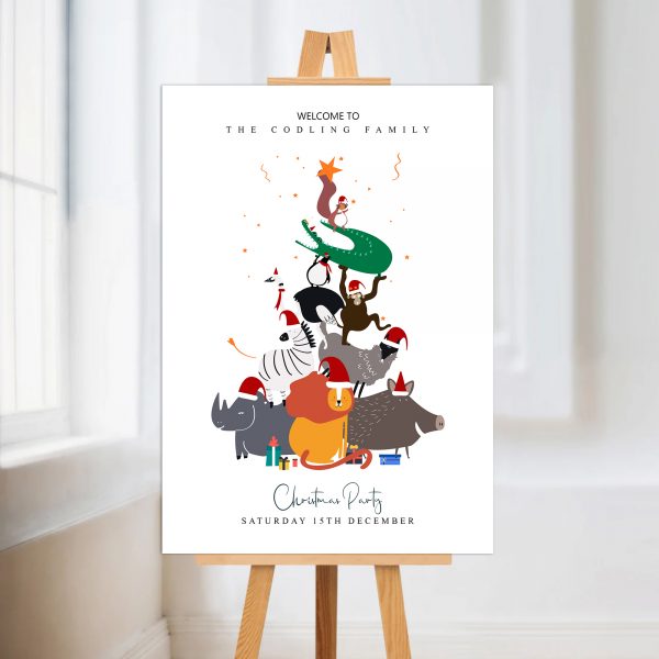 Christmas Party Welcome Board