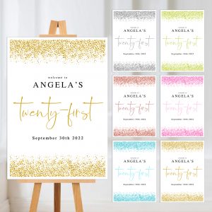 Personalised Birthday Party welcome Sign
