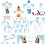 a collection of party items
