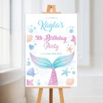 Personalised mermaid sign
