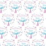 mermaid on gift wrapping paper